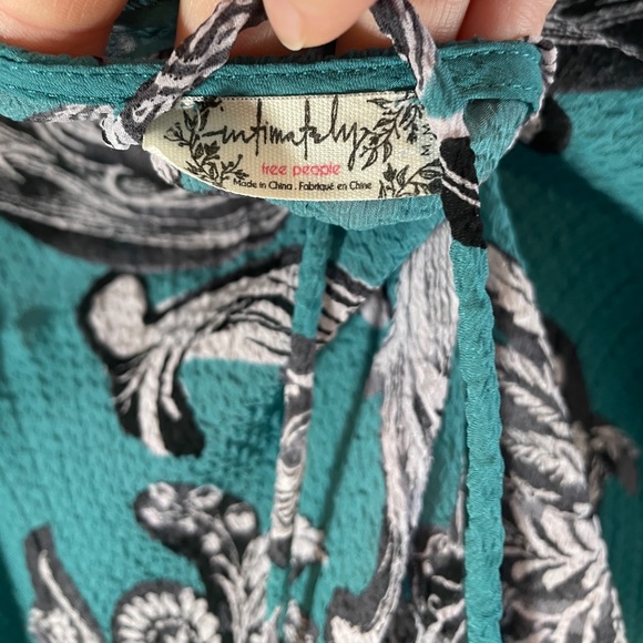 Free People Sheer Boho Intimately Style Mini Dress - Picture 2 of 6